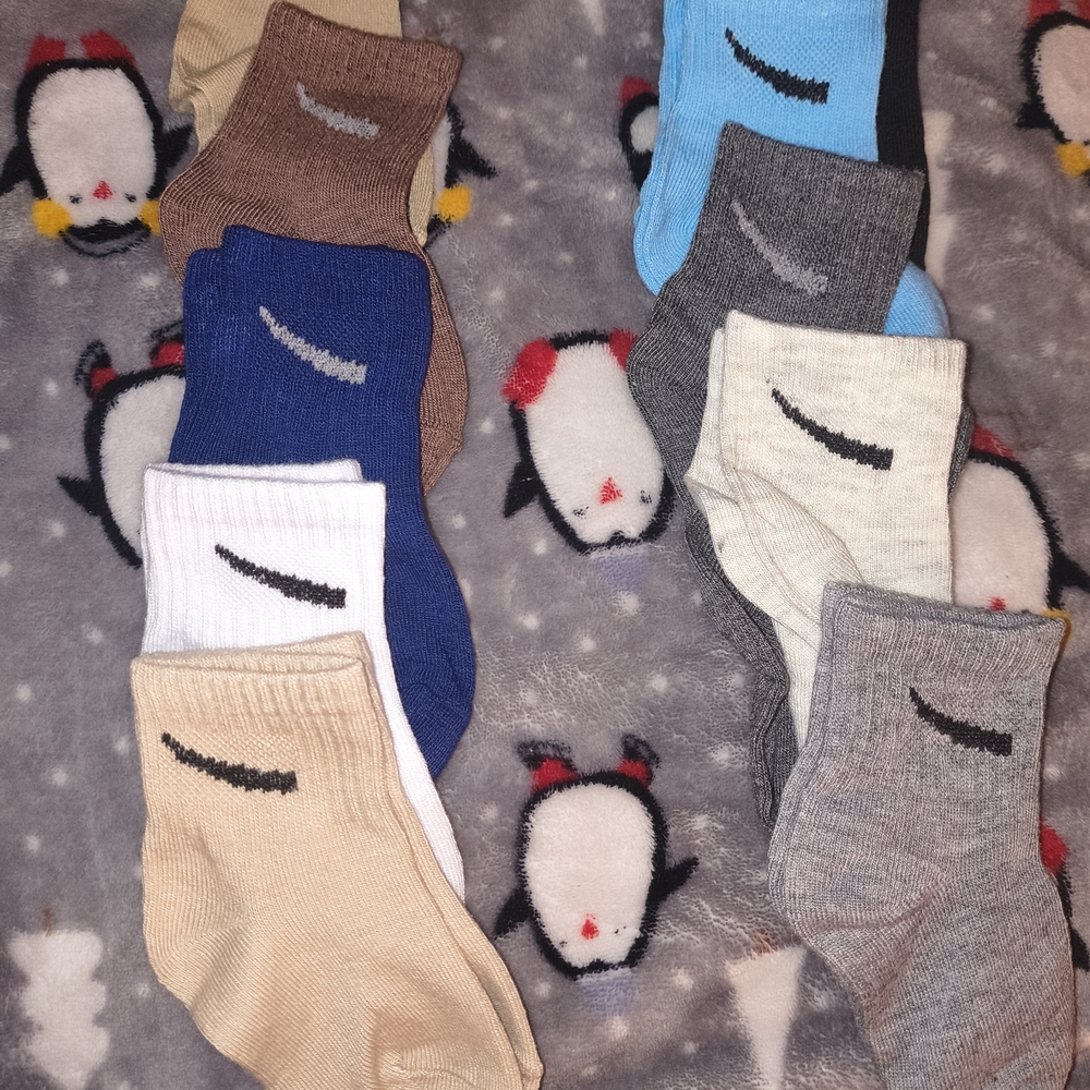 Assorted Colors Kids Socks Set